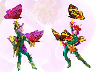 Flower Butterfly Girls